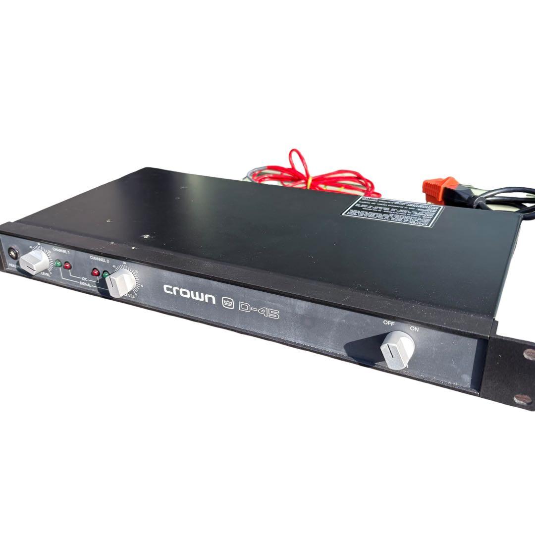 CROWN AMCRON D-45 Made in USA パワーアンプd45 - メルカリ