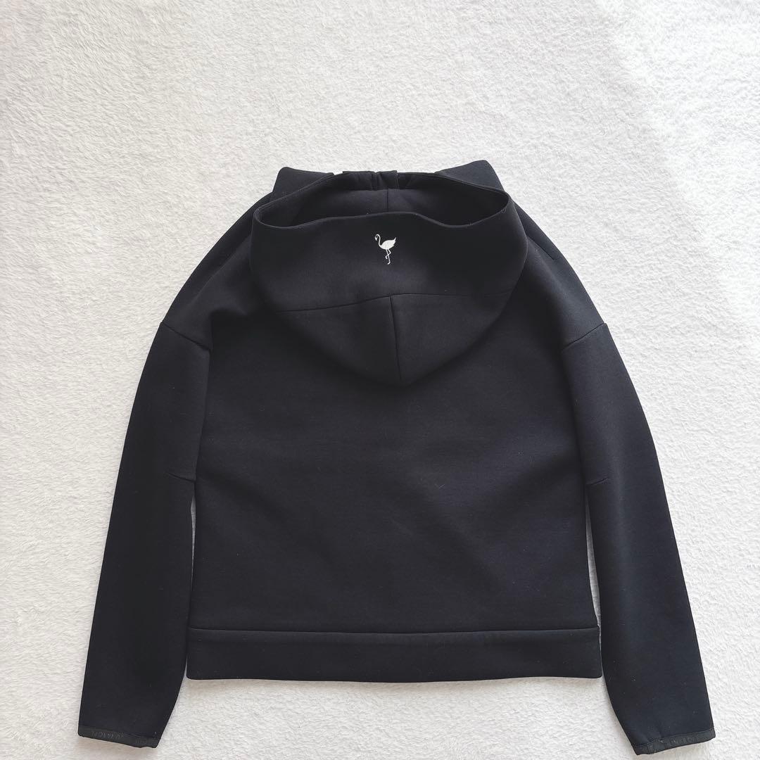 ジュン アンド ロペ エンボスロゴ フーディージップ長袖ブルゾン