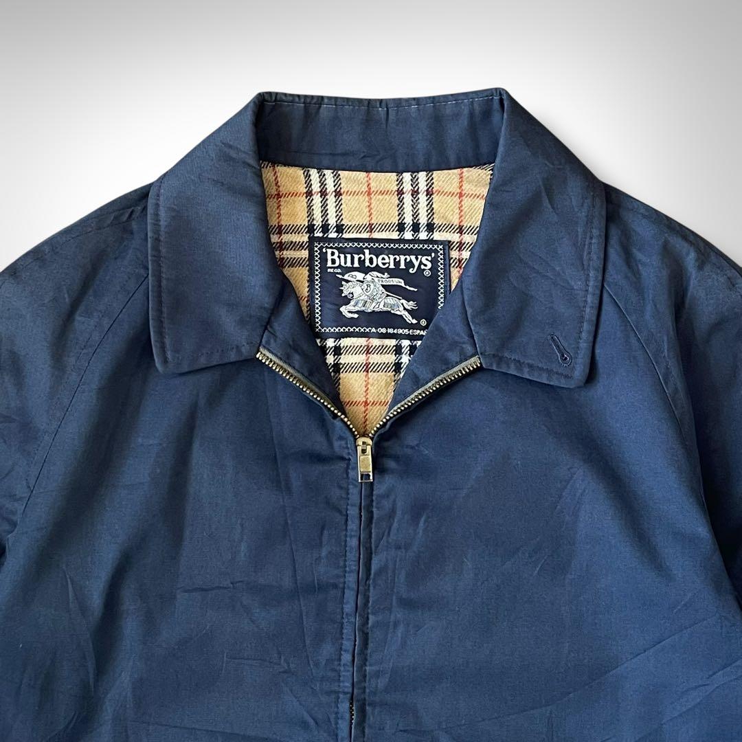 希少スペイン製 Burberrys'】ハリントンジャケット スイングトップ
