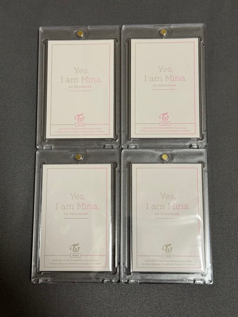 【新品未開封】yes,i am mina+トレカ4種