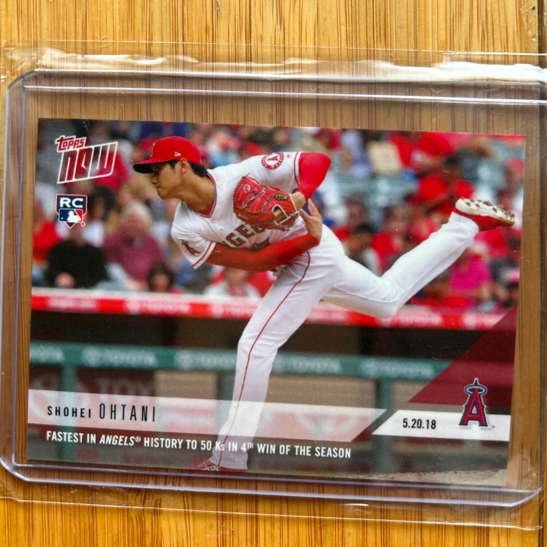 大谷翔平激レアTopps Now Rcルーキーカードプレミアムカード