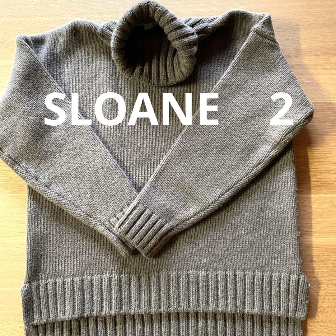 SLOANE】 スローン ジーロンラムカシミヤタートルネックニット サイズ