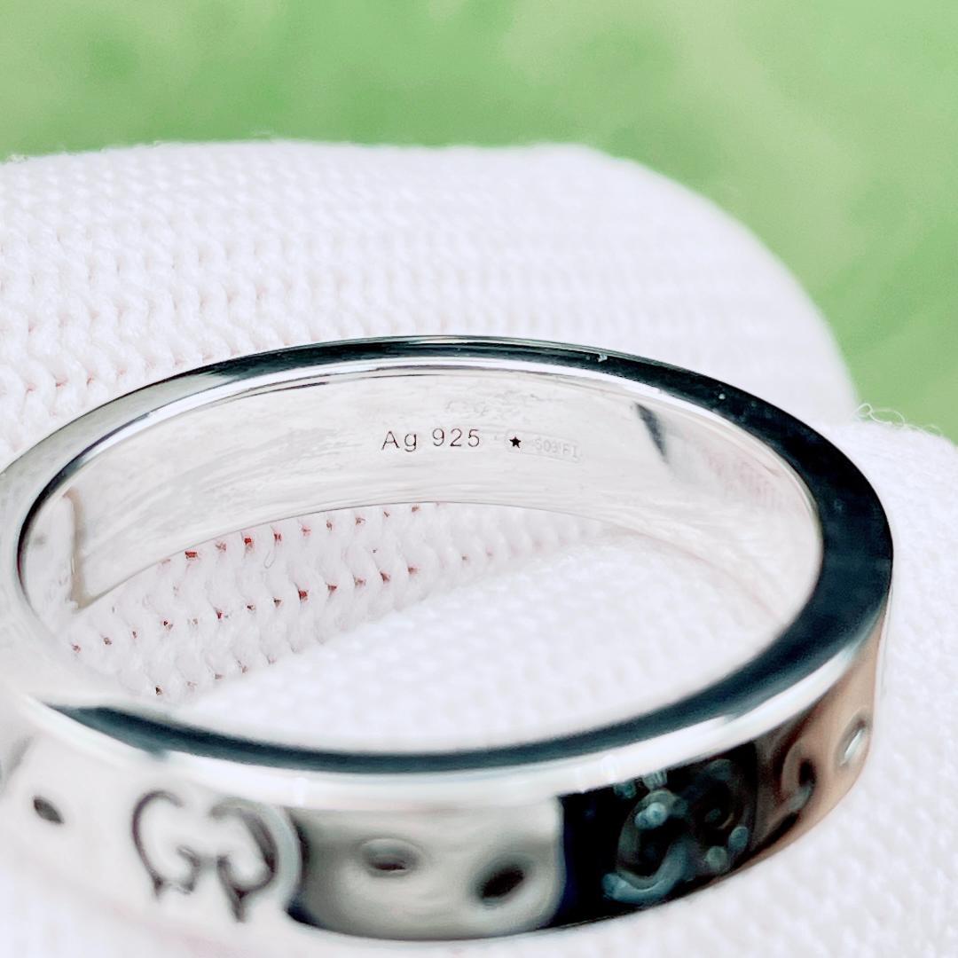 ◇グッチ◇ 新品仕上済 ゴースト リング Ag925 シルバー 刻印16 15号