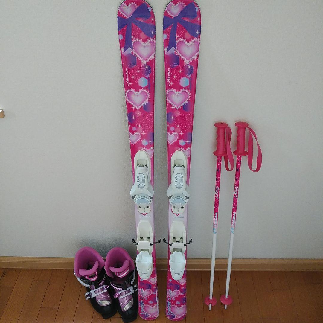 116㎝　スキー　スキー靴　20㎝　女の子　ハート　ブラック Hart（ハート） QUEST TEAM スキーブーツ 22-23年モデル ジュニア