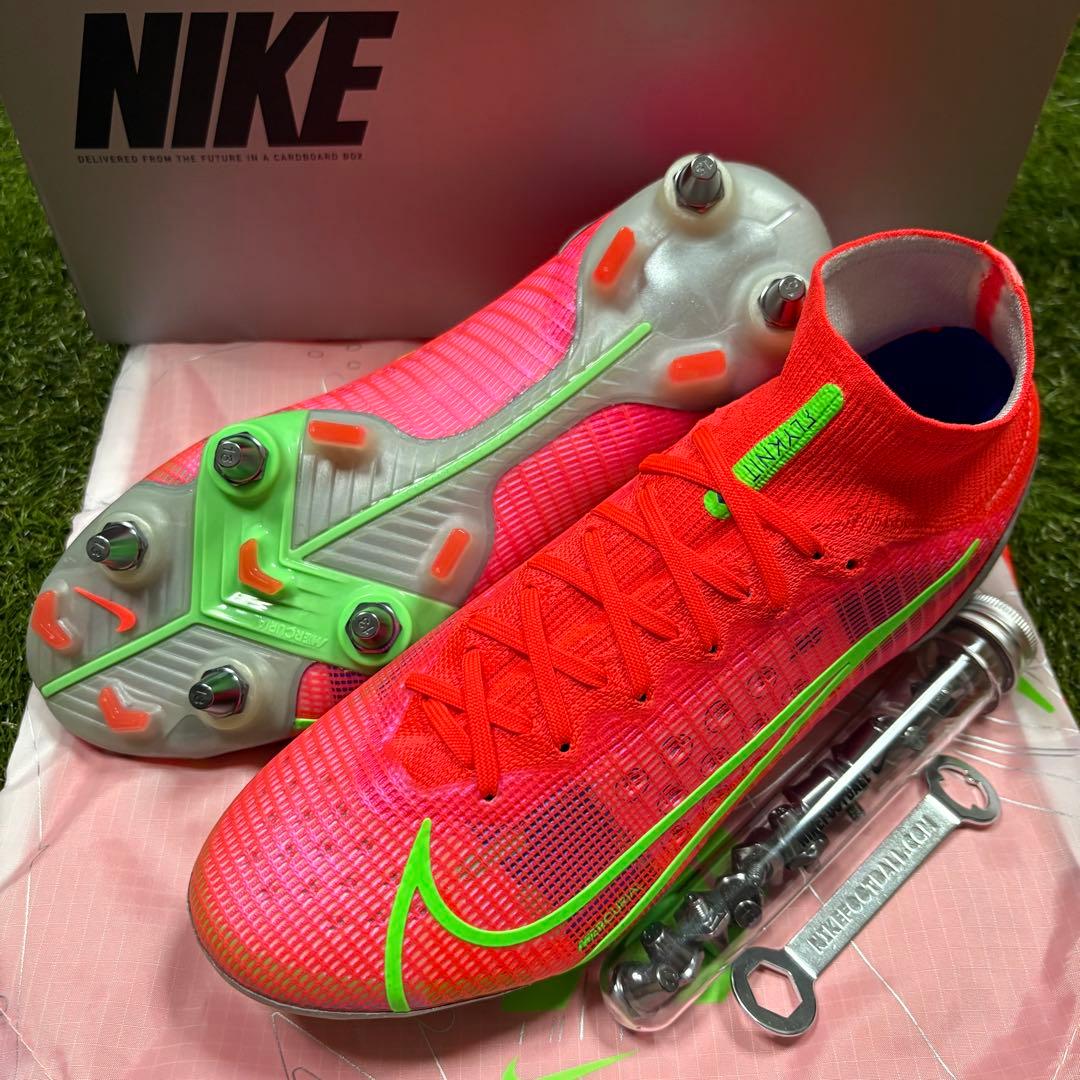 NIKE Mercurial Superfly Ⅷ Elite SG-PRO Nike Mercurial Superfly 8 Elite SG-PRO Anti-Clog Spectrum - Bright