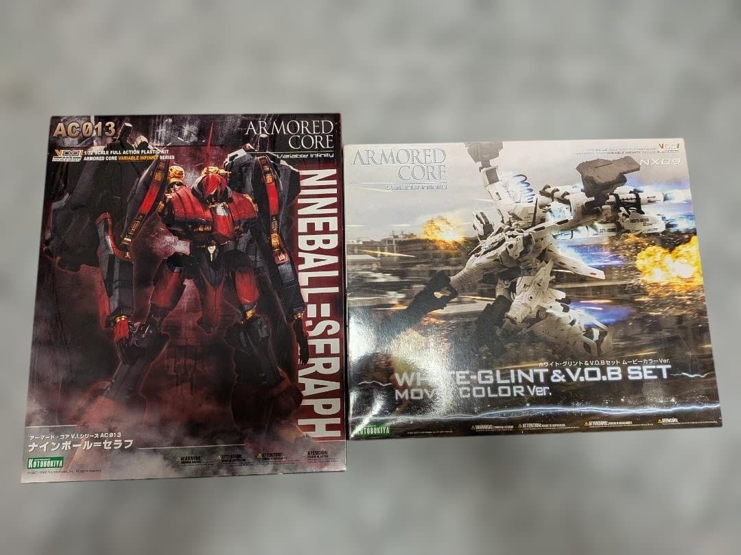 k*p様 V.I.シリーズ ナインボール・セラフ & ホワイト・グリントV.O. ナインボール＝セラフ｜ARMORED CORE｜ロボット/メカ プラモデル