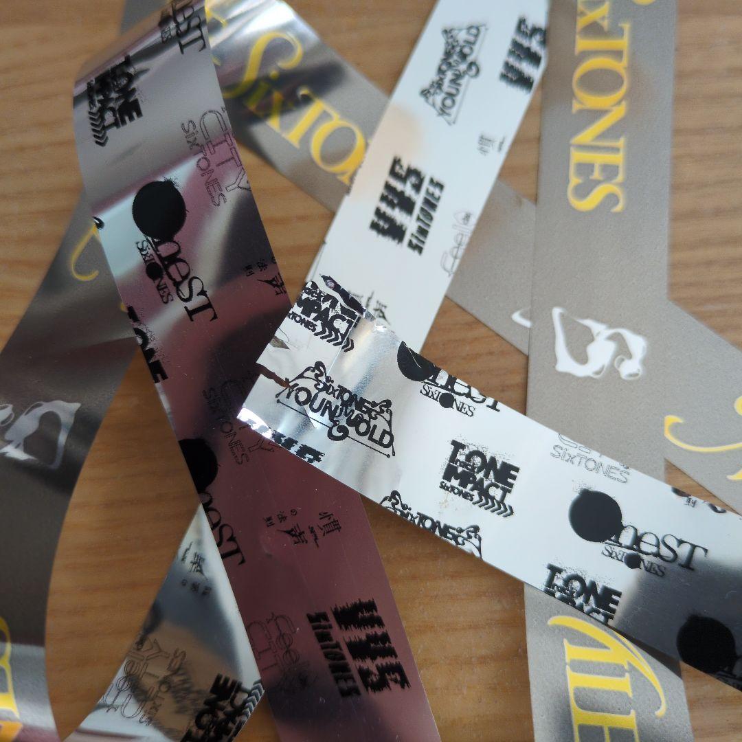 SixTONES mile SixTONES ペンライト 銀テ付き - メルカリ