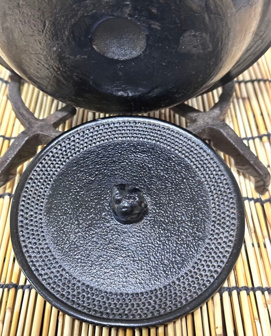 未使用品 敬典工房正寿堂山正 人間国宝髙橋敬典作12型アラレ 南部