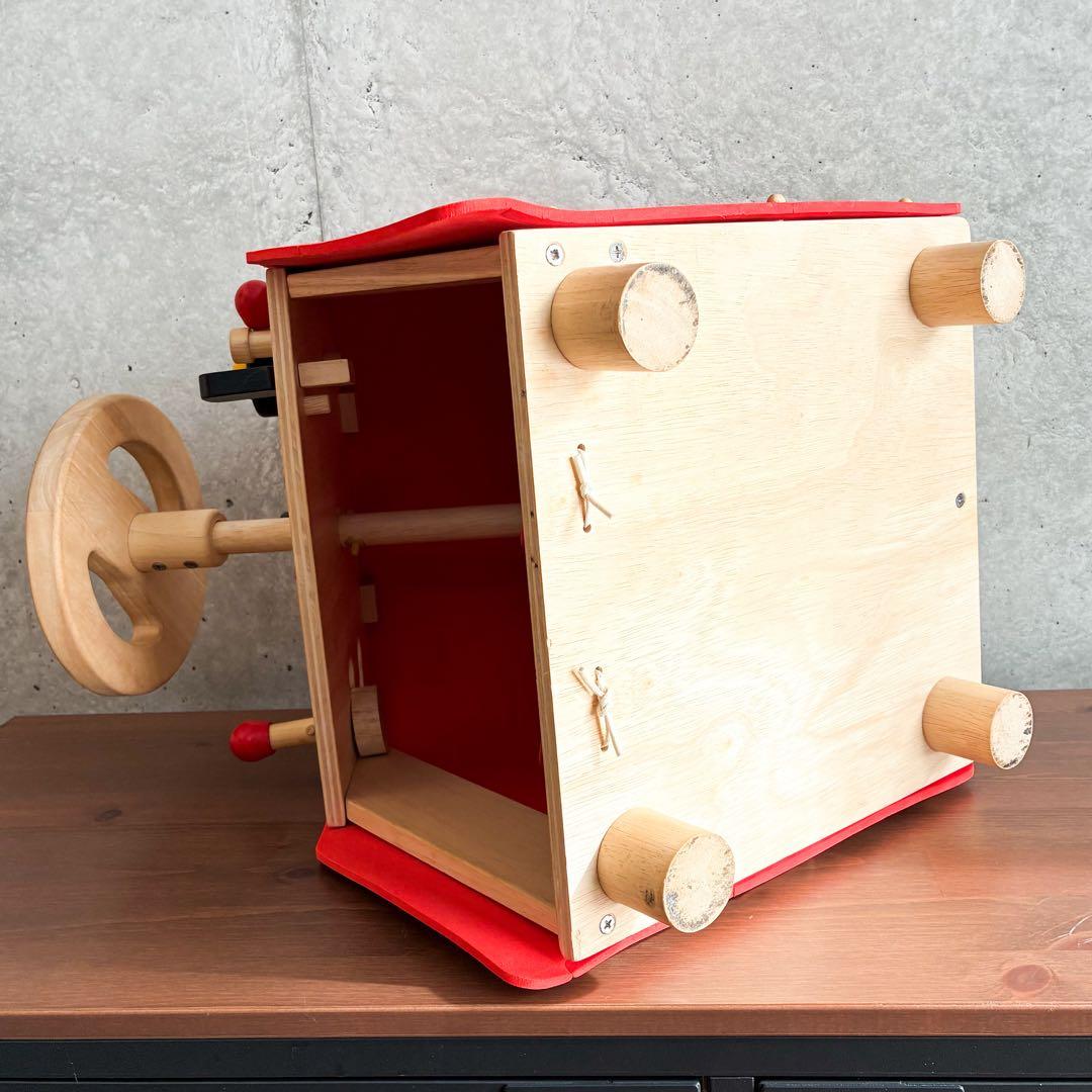 PLAN TOYS ドライビングシート　車　ハンドル　おもちゃ