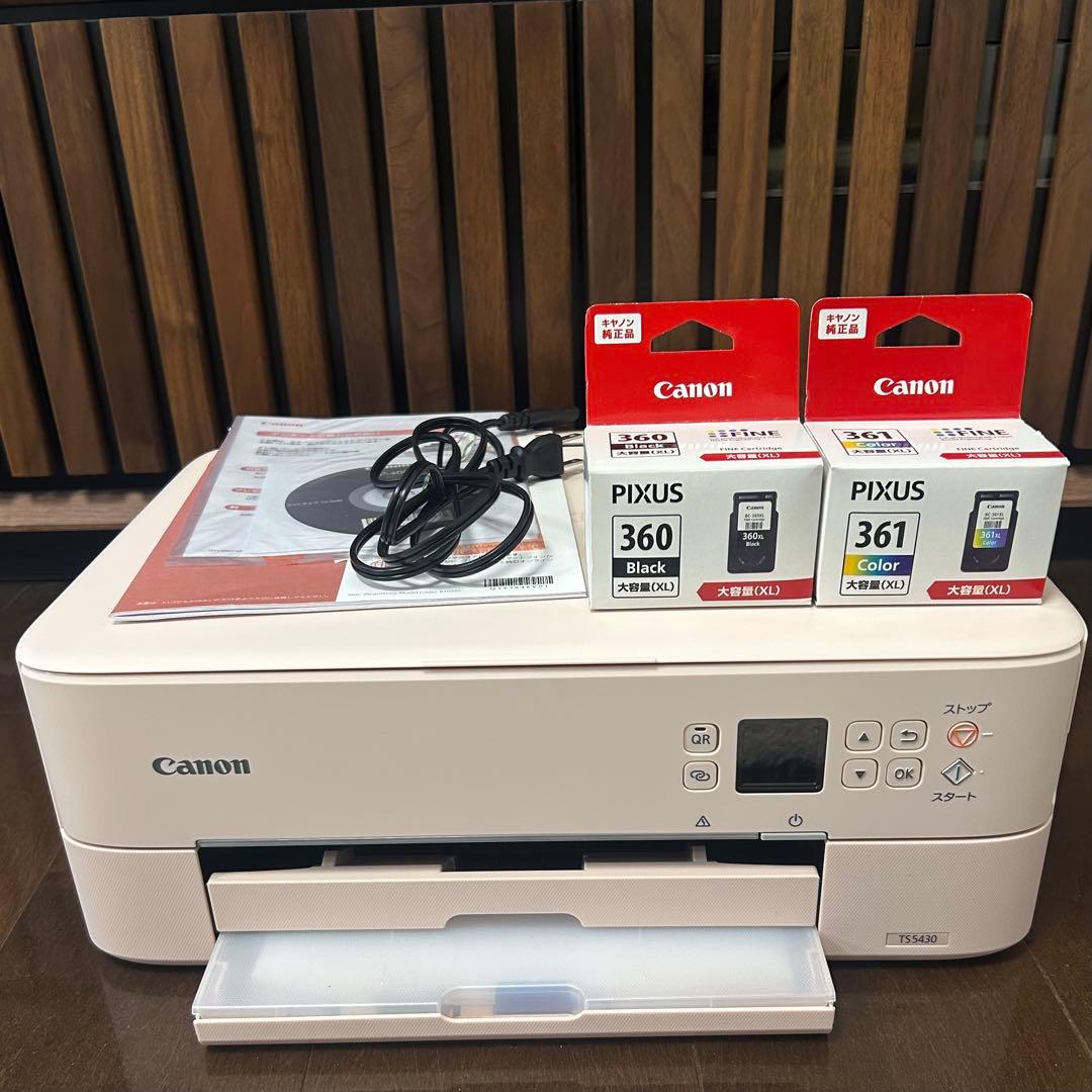 Canon TS5340 インクジェットプリンター 本体　360 361おまけ 3773C021.jpg
