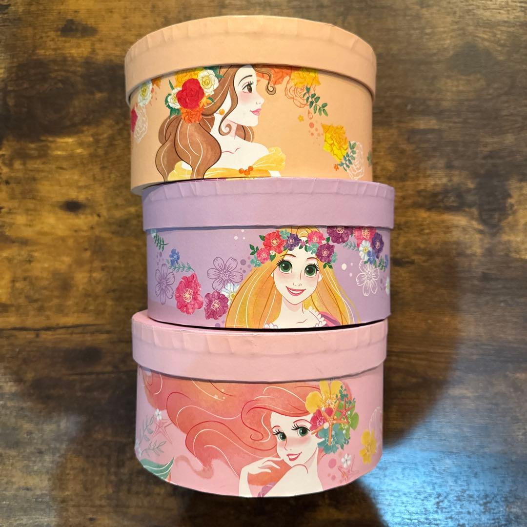 ディズニーティーカップセット（3個）　ベル　ラプンツェル　アリエル