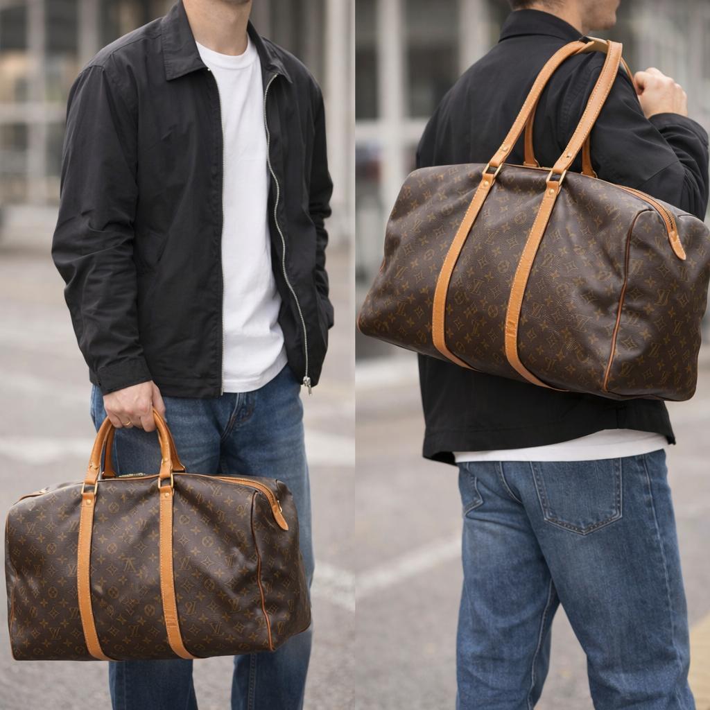 ルイヴィトン モノグラム サックスプール50 M41622 ボストンバッグ