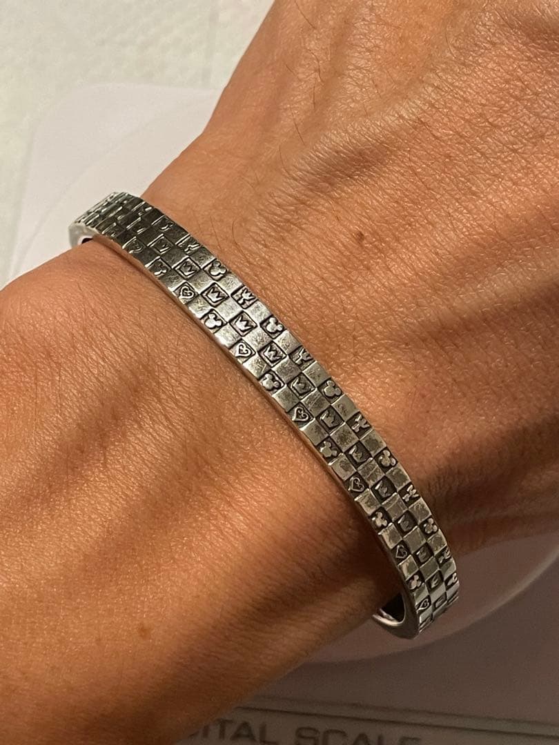 ☆【希少】Disneyキングダムハーツ シルバー バングル silver925☆