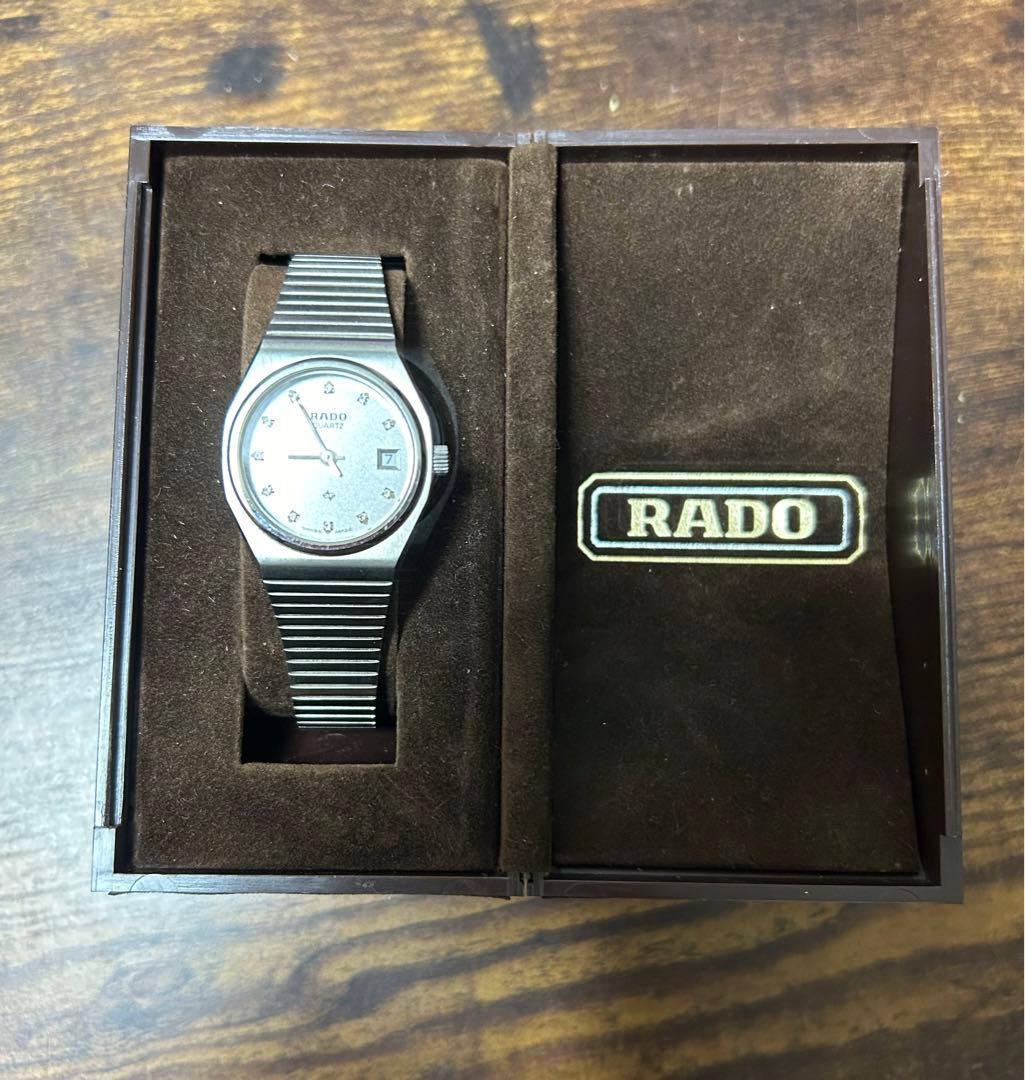 RADO クォーツ時計 シルバー 楽天市場】【ウォッチ】RADO ラドー フローレンス デイト シルバー文字