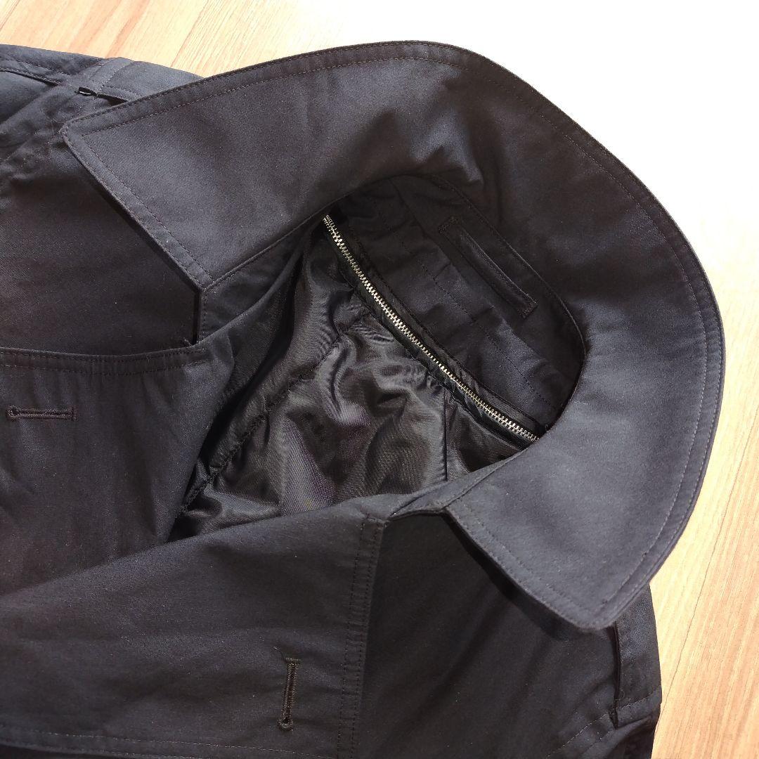 36R 米軍 実物 USN ブラックトレンチコート N0454 - メルカリ