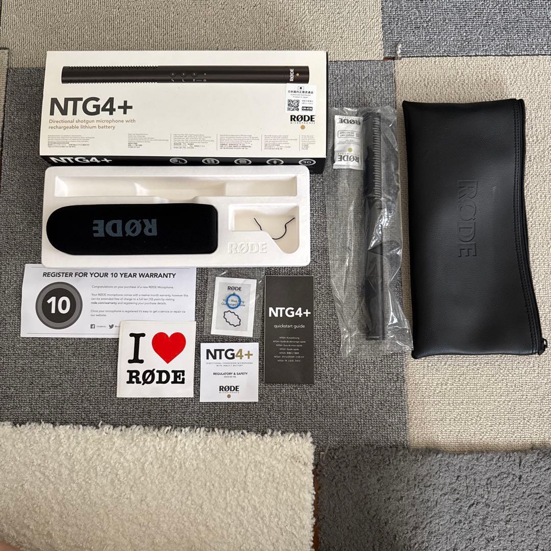 RODE マイク NTG4+ ショットガンマイク RODE ガンマイク NTG4＋ | パンダスタジオ・レンタル公式サイト
