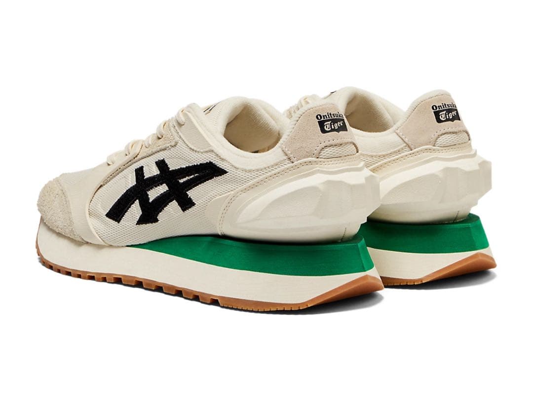 オニツカタイガー MOAGE CO 25.5cm ホワイト グリーン ガムソール