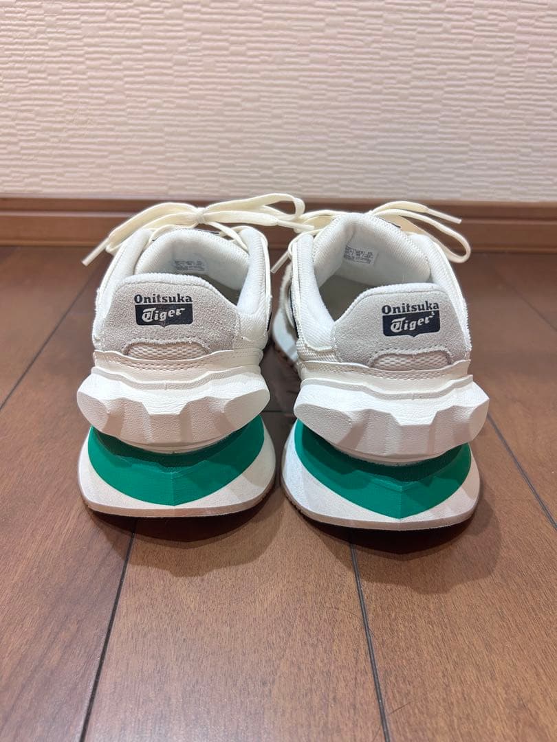 オニツカタイガー MOAGE CO 25.5cm ホワイト グリーン ガムソール