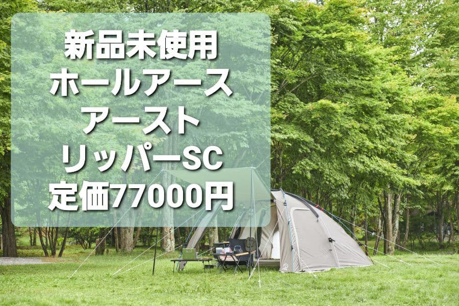 新品未使用 ホールアース アーストリッパーSC (約)1～2人用 未開封 ホールアース EARTH TRIPPER SC アーストリッパー SC 定価 77 000円