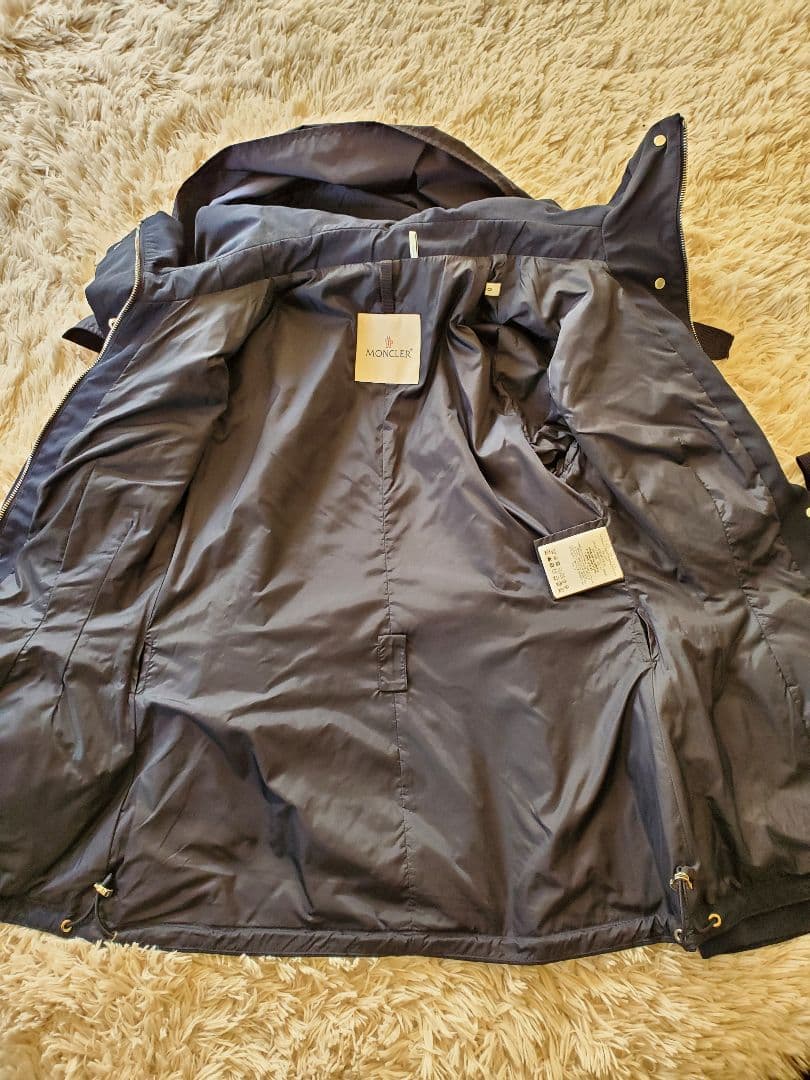 ネネ様専用】MONCLER SODALITE ベルト付 コート 0 紺 正規 - メルカリ