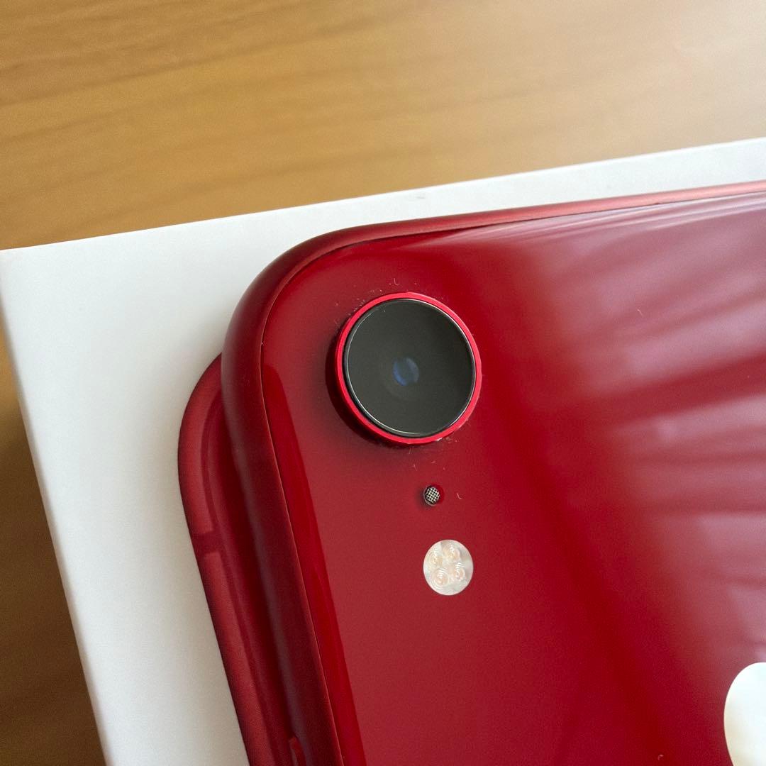 I phone XR 64GB Red ,ライトニングケーブル 送料込み - メルカリ