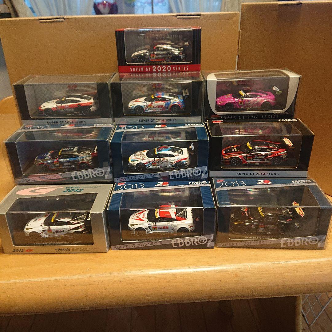 エブロ1/43 GT300 日産 GT-R 10台セット 1/43 エブロ 44328 ホンダ レイブリック HSV-010 スーパーGT500 2010