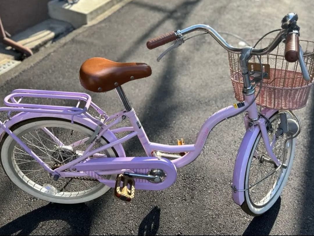 美品 ダイワサイクル 女の子 シルバーリング キュート 20インチ