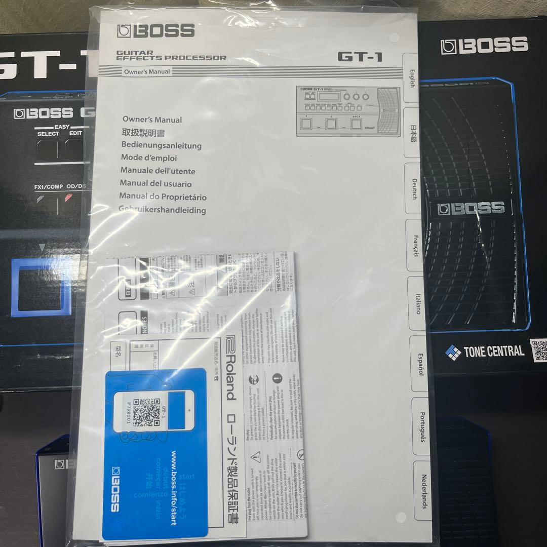 【美品】BOSS GT-1 ACアダプター・電池付き