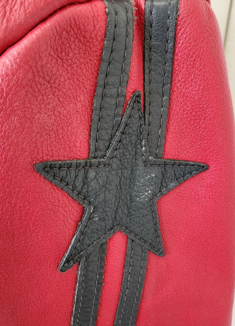 TK】ショット 100周年記念モデル レッドレザージャケット 国旗 - メルカリ