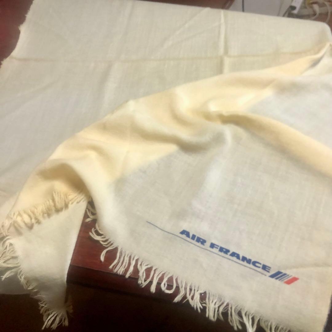 エールフランス　ビンテージ　ブランケット　ノベルティ　コレクタブル