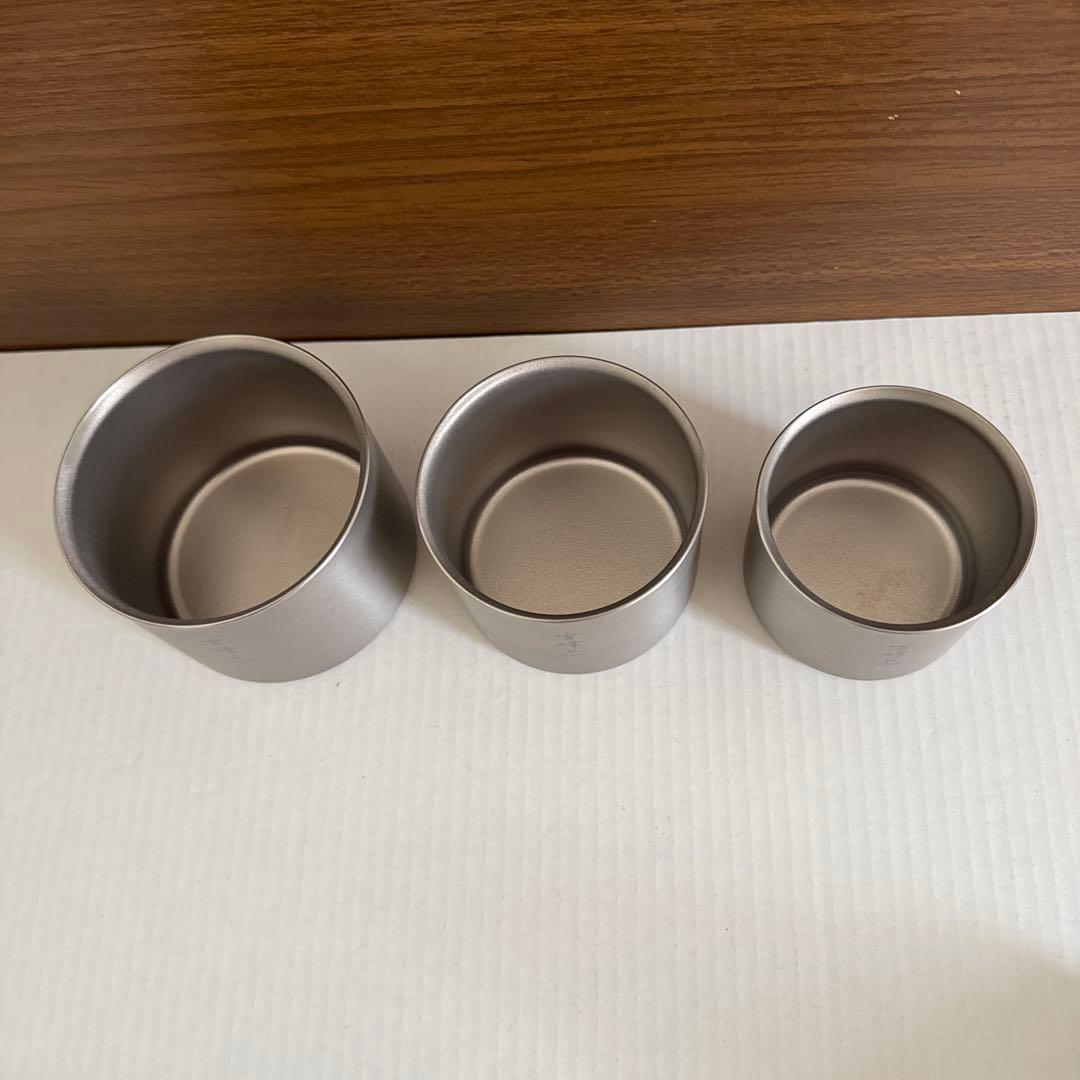 スノーピーク スタッキングマグ雪峰M200, 300, 400 3個セット - メルカリ