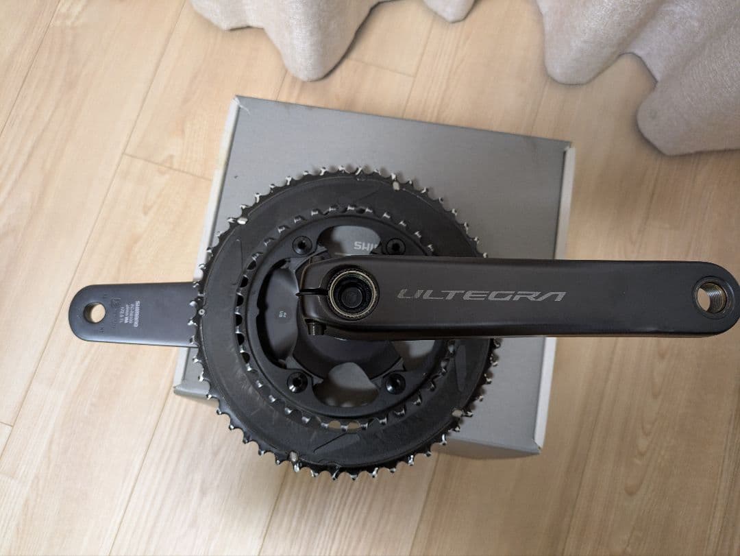 ULTEGRA クランクセット 52-36T 172.5mm　片側パワメ付き