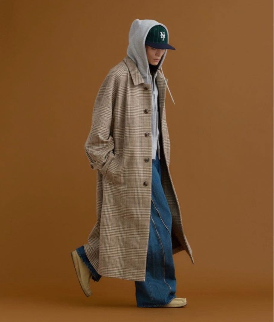 ジャケット・アウター WOOL BLEND BALMACAAN ANNIVERSARY COAT soerte（ソエルテ）の「WOOL BLEND BALMACAAN ANNIVERSARY COAT/ウール