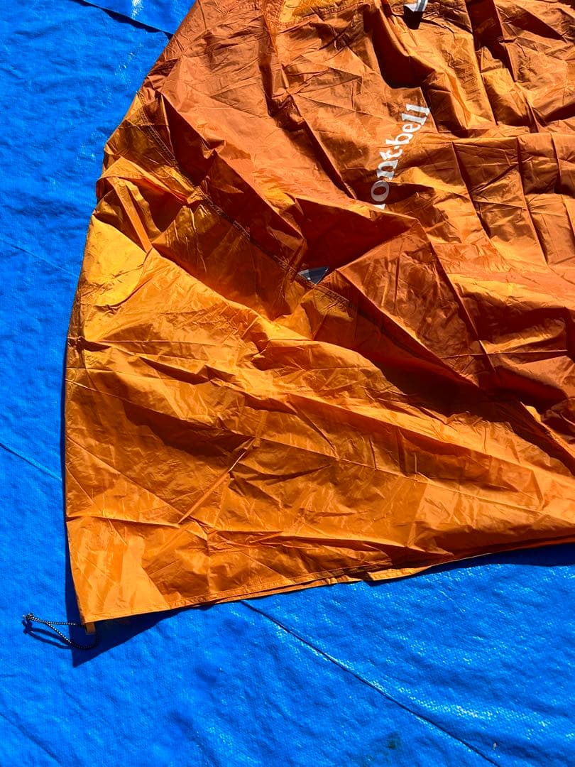 試し張りのみ】モンベル クロノスドーム1 オレンジ - メルカリ