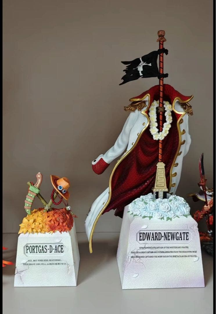 ワンピース 白ひげ エースの墓 ガレージキット フィギュア 完成品