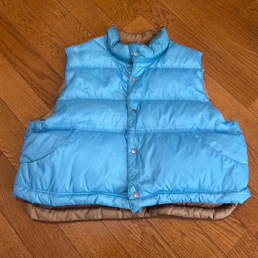 ねこさま専用BEAMS BOY ナイロン タフタ リバーシブル ダウン ベスト