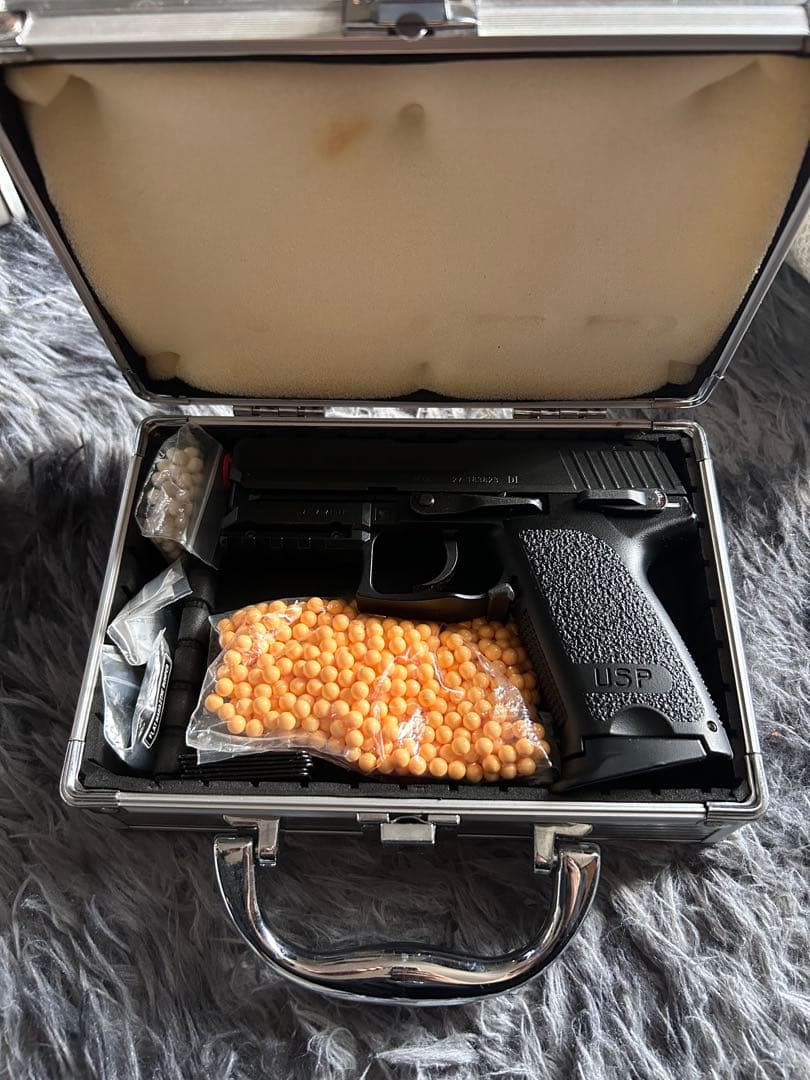 USP ガスガン ブラック ケース付き