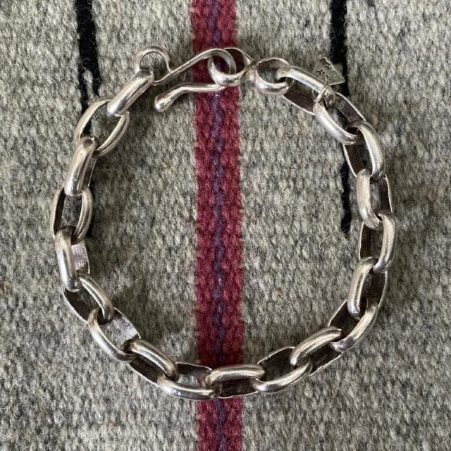 ナバホ RAY ADAKAI レイアダカイ ハンドメイド チェーン ブレスレット