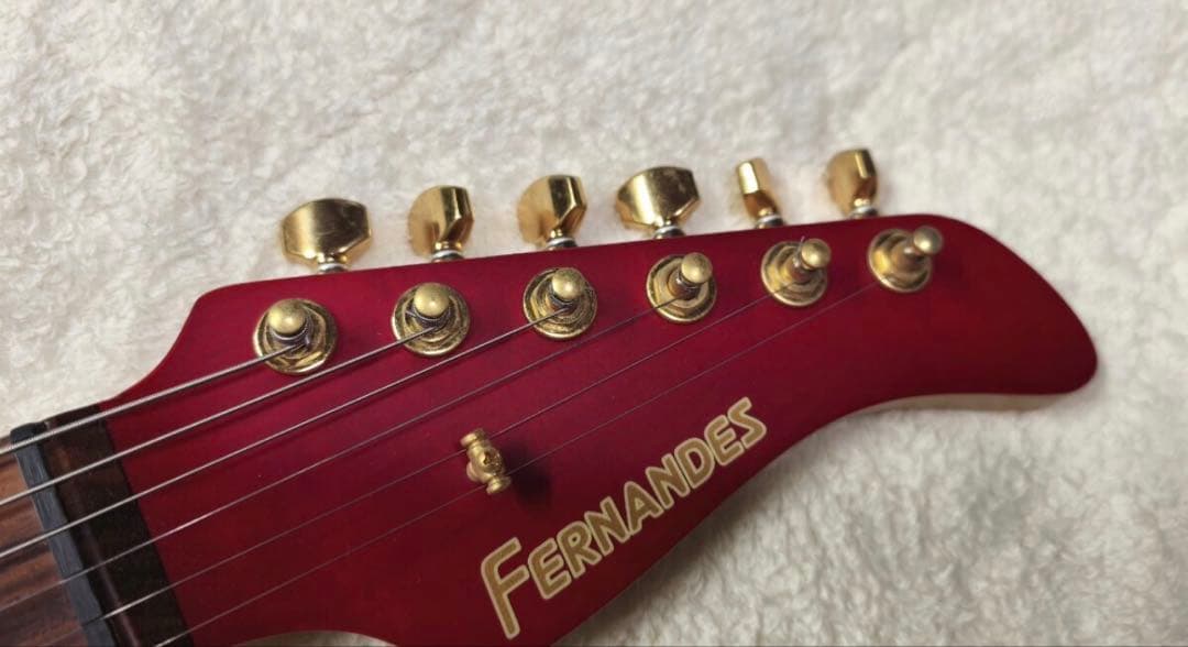 FERNANDES JG-75 レッド 金文字FGI ジャガーフェルナンデス