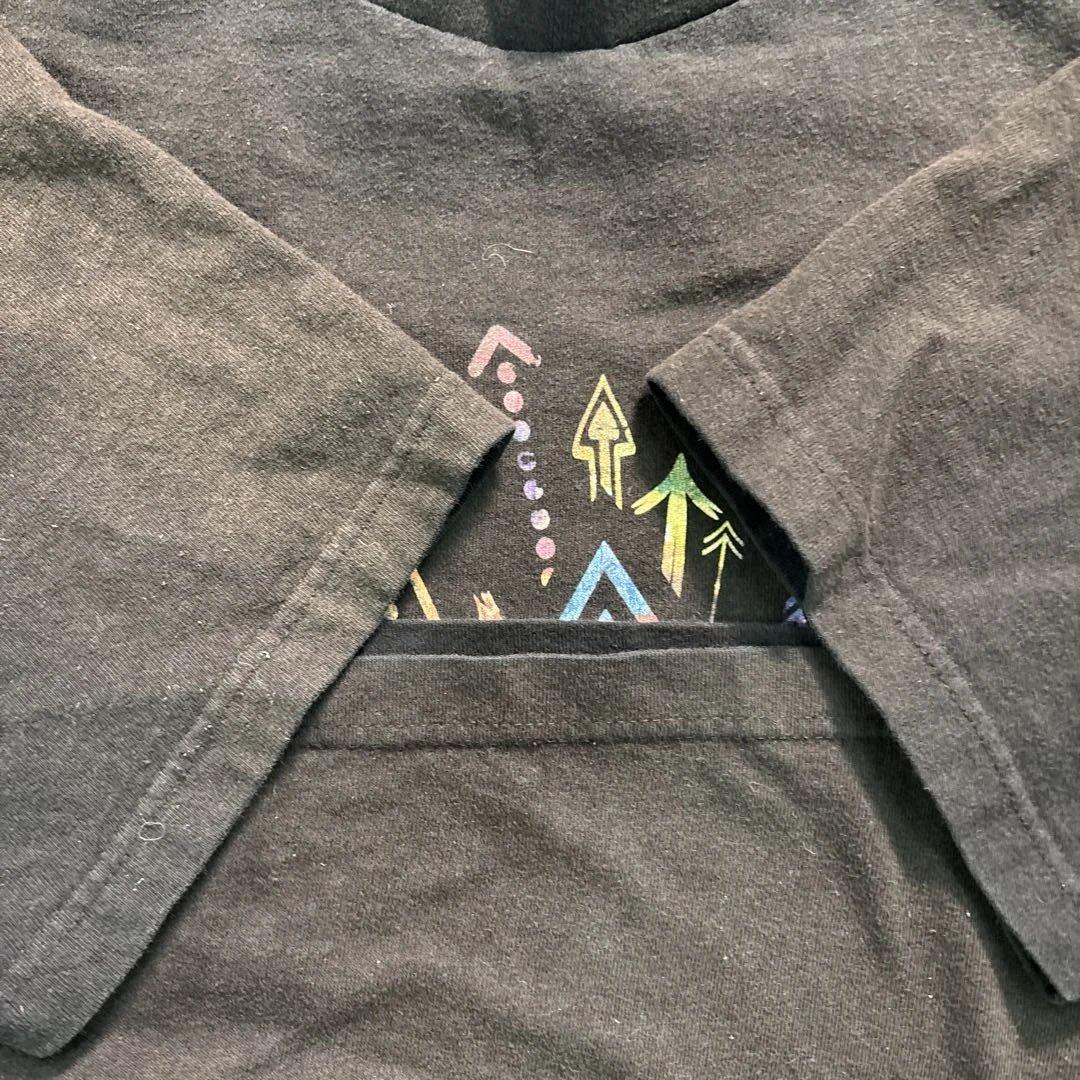 8SM1 コドモドラゴン　ヘッドバンキング　Tシャツ　黒　古着