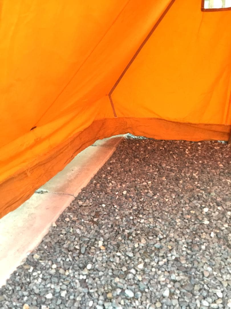 60年前の昭和レトロ三角テント2人用 - メルカリ