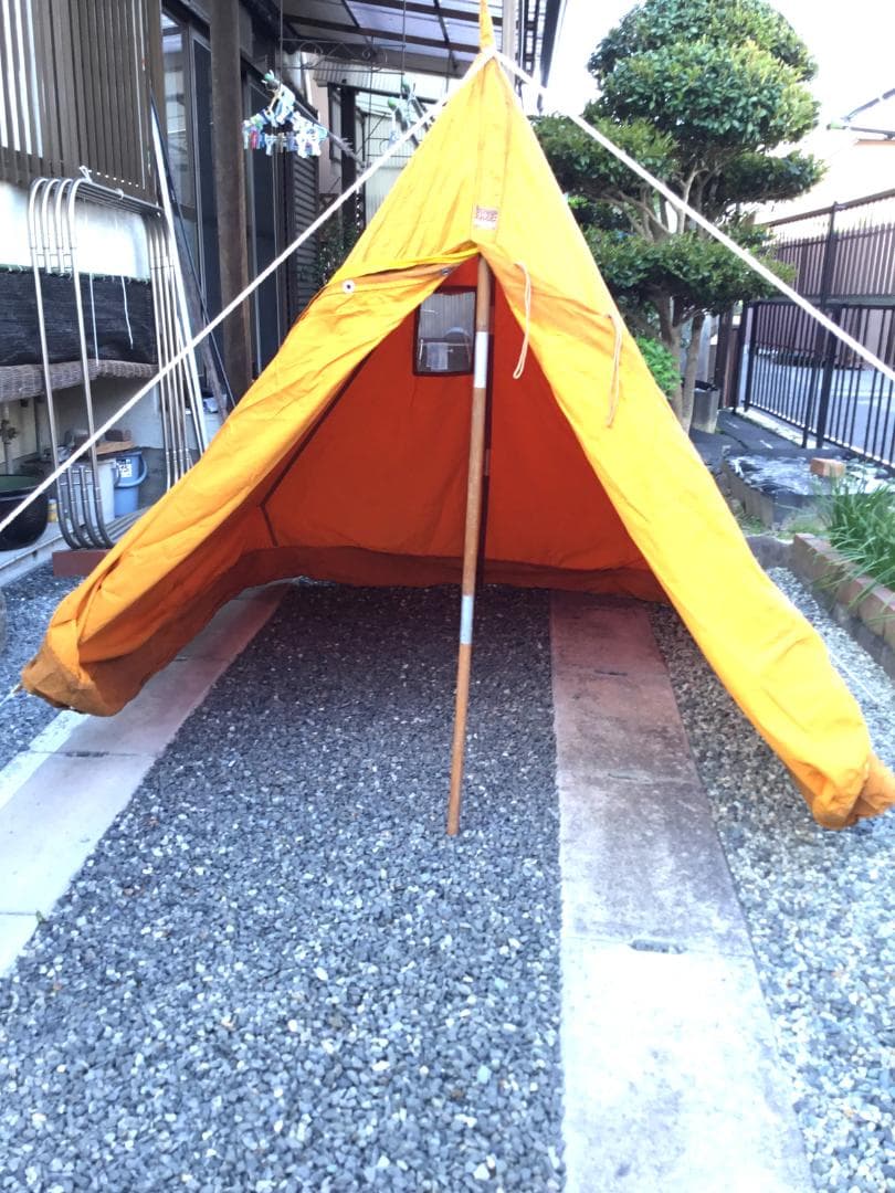 60年前の昭和レトロ三角テント2人用 - メルカリ
