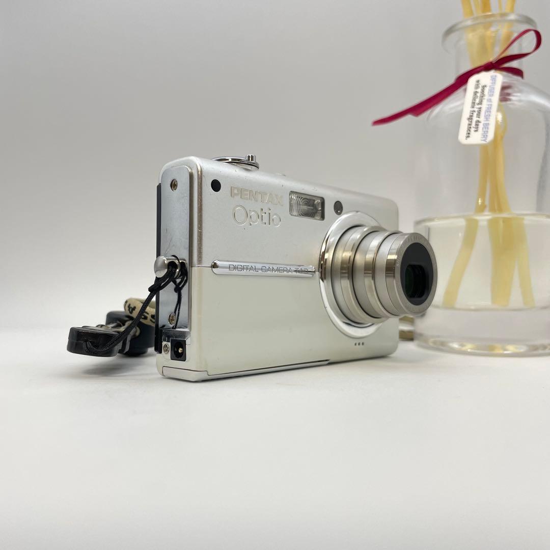動作確認済✨PENTAX Optio T10✨スマホ転送OK ツートンカラー♪ - メルカリ