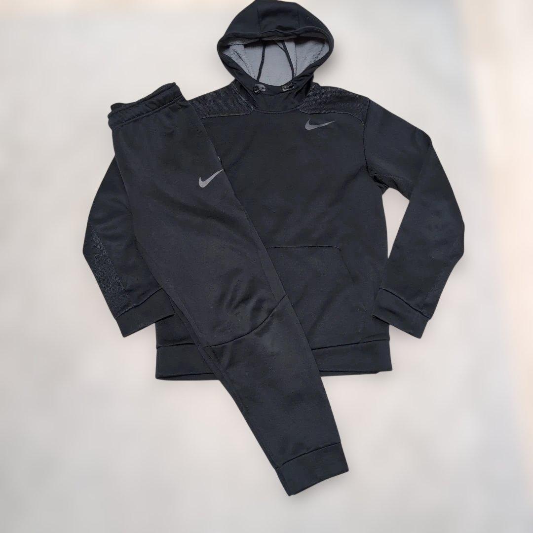 NIKE　ナイキ　スウェット　パーカー　パンツ　上下　セット　ブラック　М ナイキ スウェット上下セット NIKE パーカー ジョガーパンツ