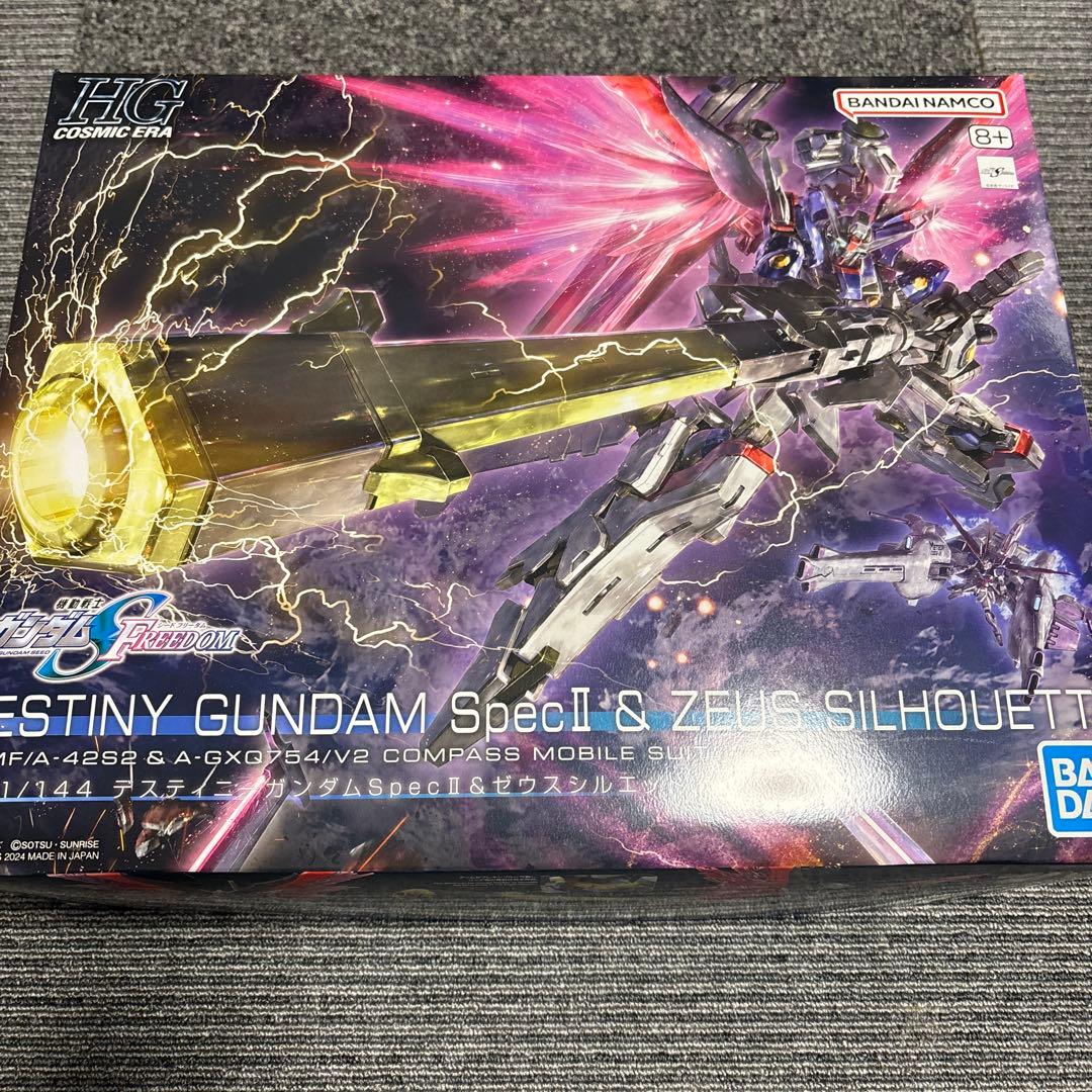 HG デスティニーガンダムspecⅱ ゼウスシルエット ガンプラ】HGCE 1/144 デスティニーガンダムSpecII&ゼウスシルエット