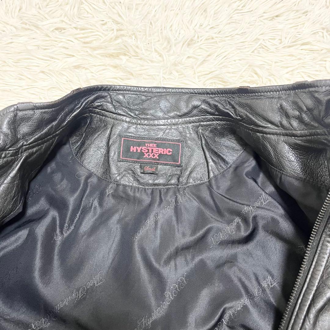 THEE HYSTERIC XXX 野口強 コラボ レザージャケット 山羊革 黒