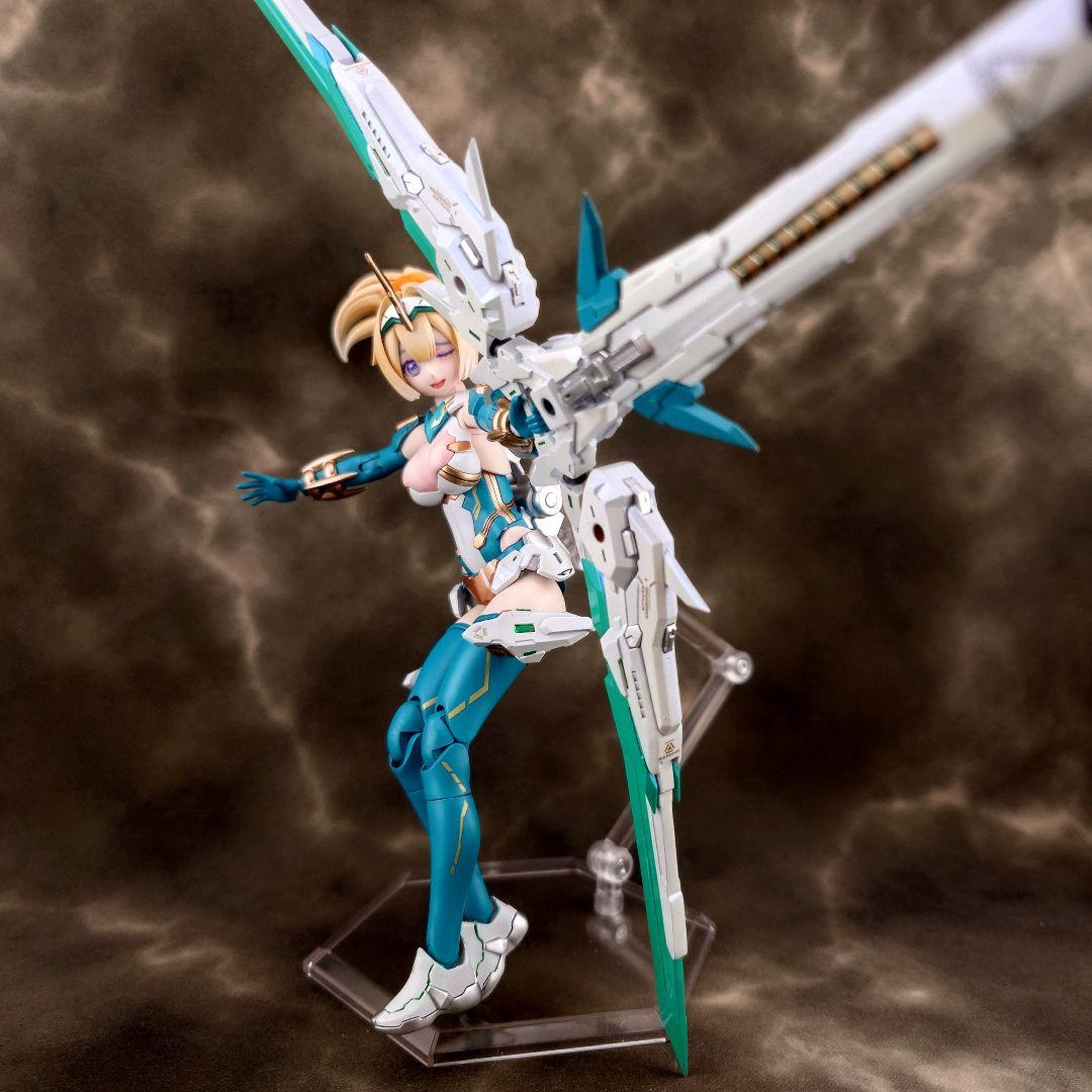 メガミデバイス　弓兵　花浅葱　全塗装完成品