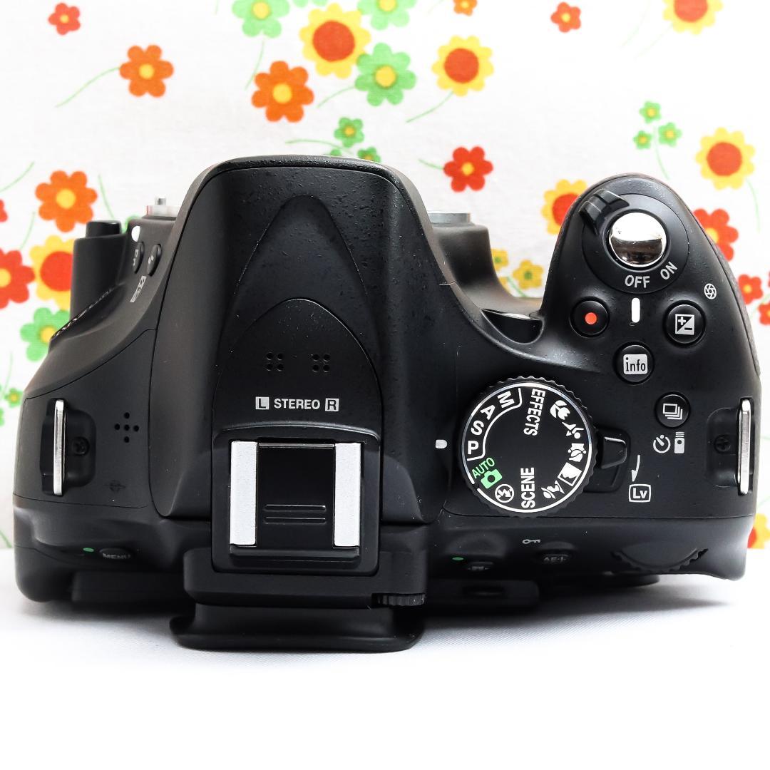 ニコン Nikon D5200☆高画質一眼レフ☆スマホ転送可☆動画撮影可