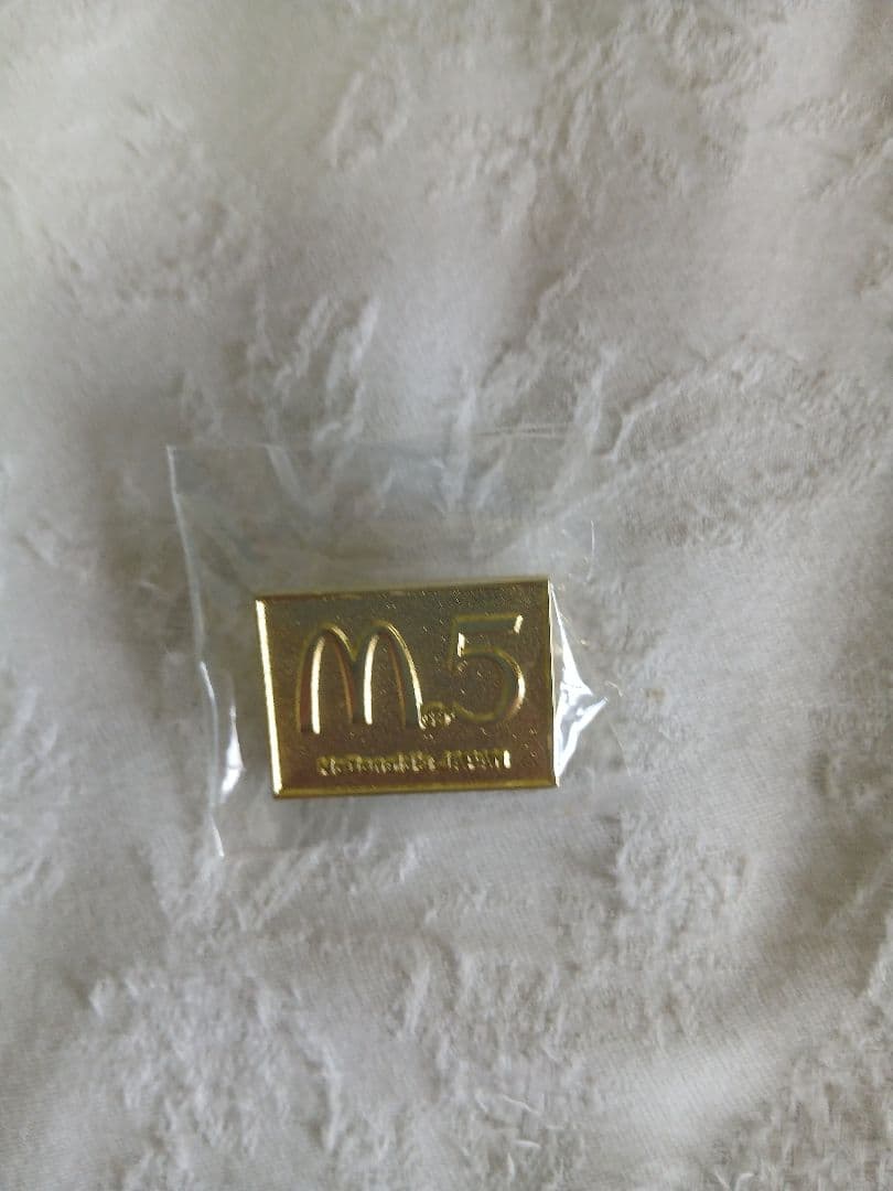 新品マクドナルド非売品 ピンバッジ 5個セットm1.m3.m5.m10.m15