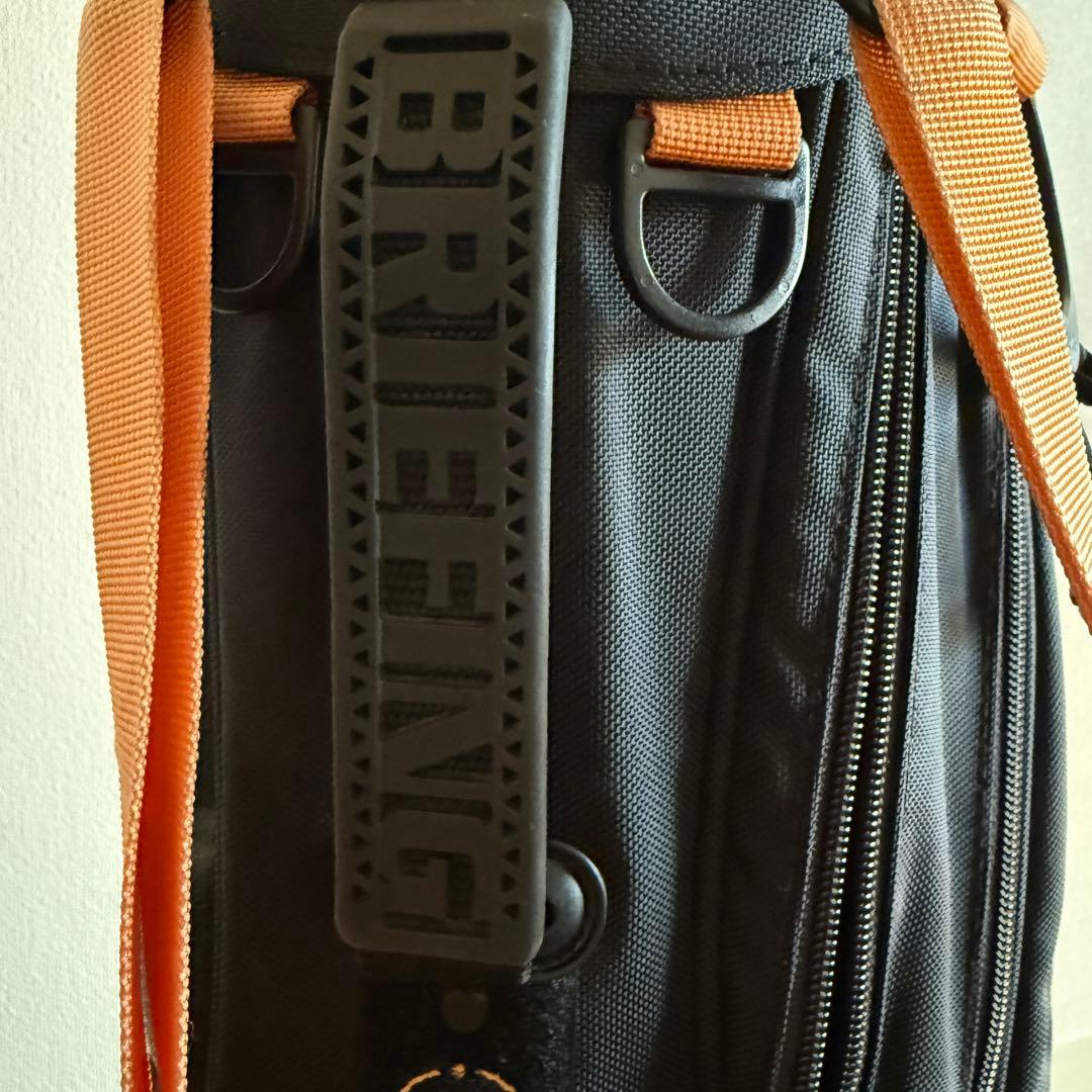 限定モデル ブリーフィング キャディバッグ 9.5型 CR-4 黒 オレンジ